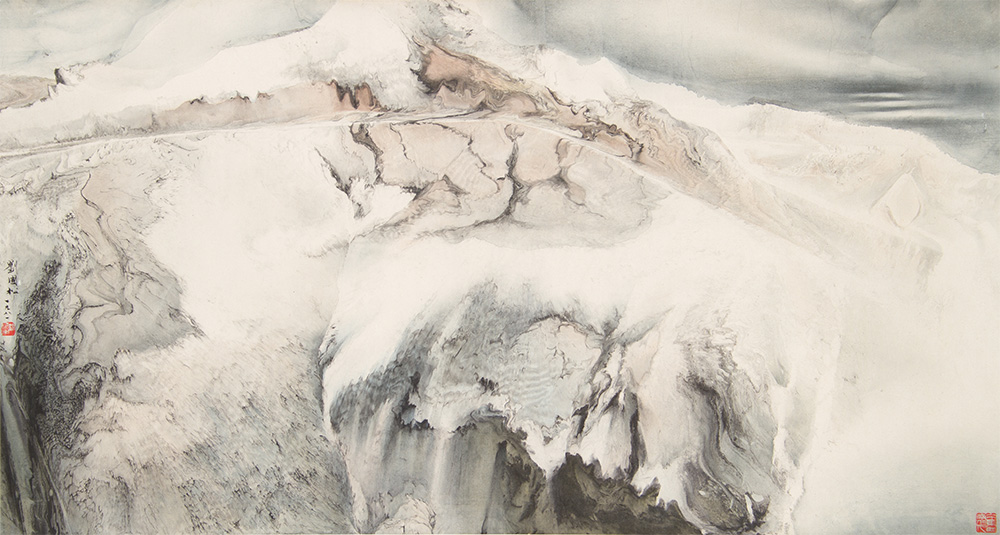 Li Kuo-sung, Distant View of Beilu River, 1981.